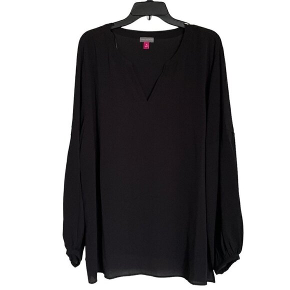 Vince Camuto Black Raglan Sleeve Blouse sz 3X - Picture 1 of 10
